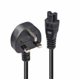 Power Cord  3 Pin to C5 3m UK