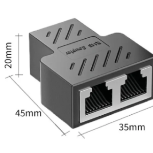 RJ45 Female Splitter Adapter 1 to 2